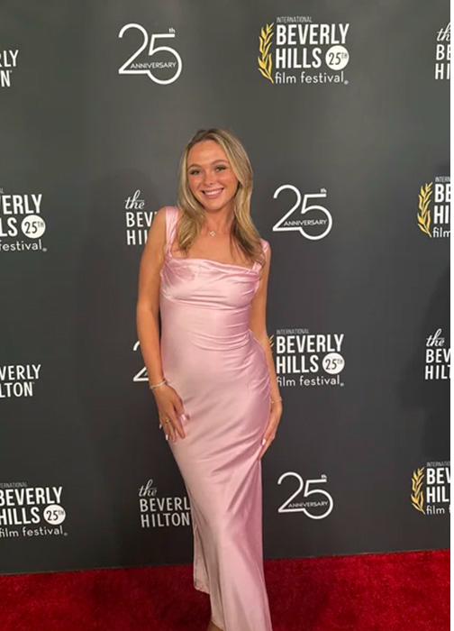 Josie at the Beverly Hills Film Festival